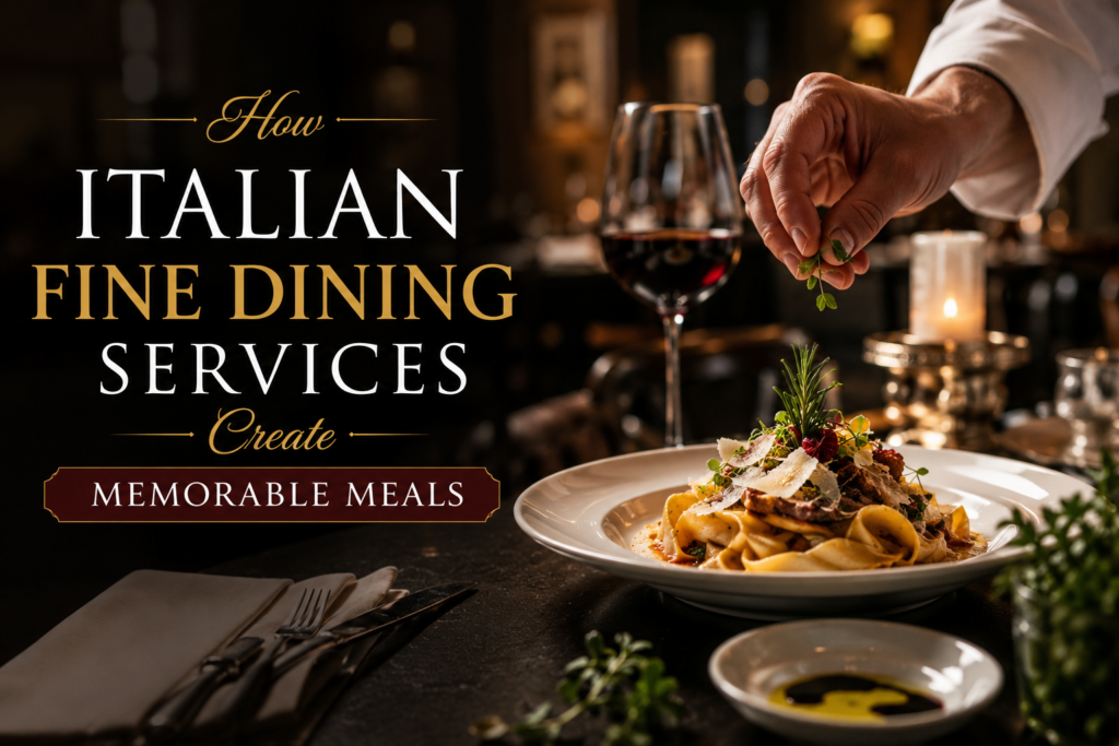 Italian fine dining services